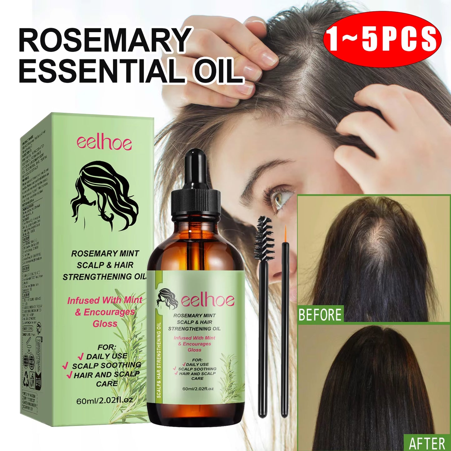 Rosemary Hair Care Oil for growth and prosperity